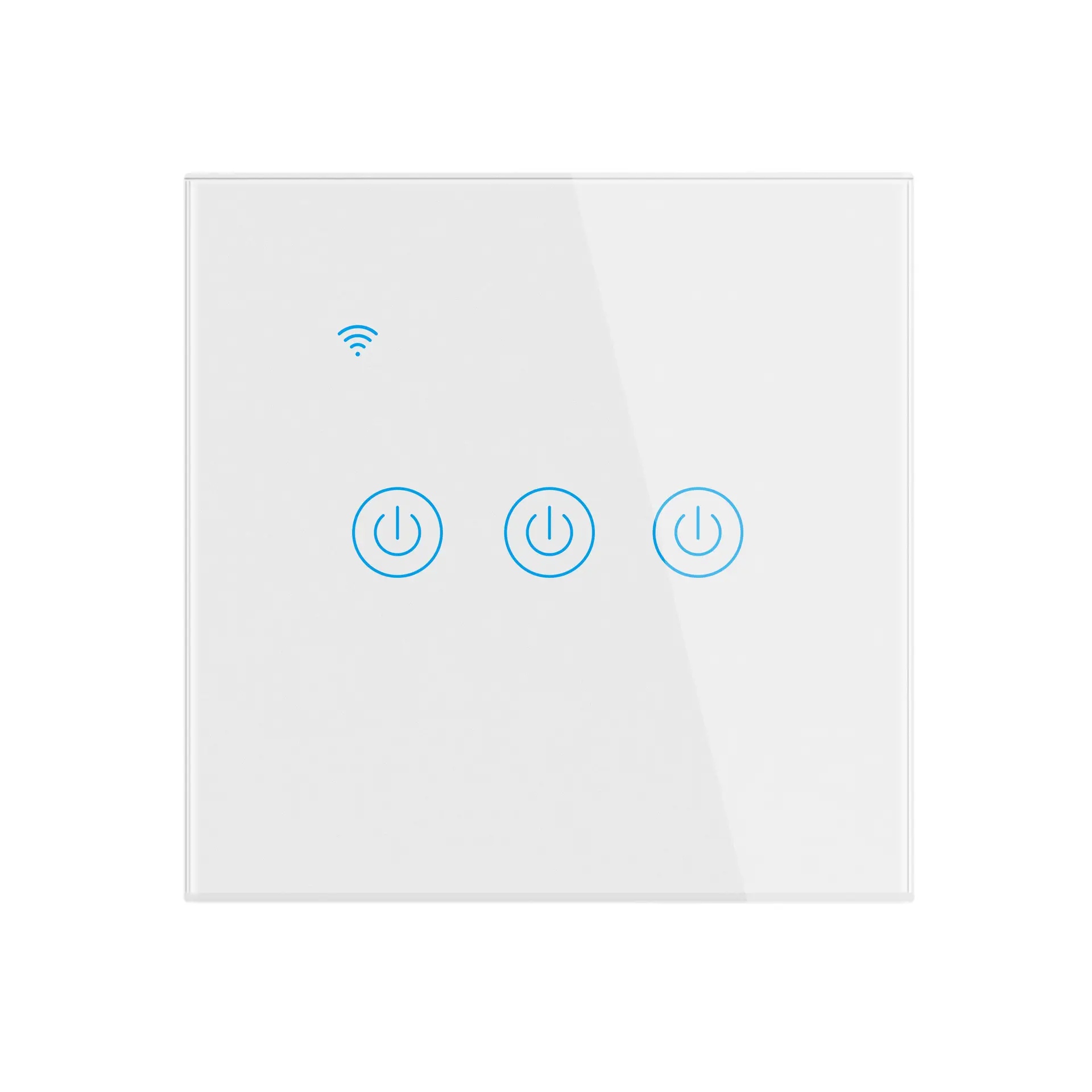 Tuya Smart Life European Standard Smart Wifi Touch Switch Alexa Voice Control Wall Switch