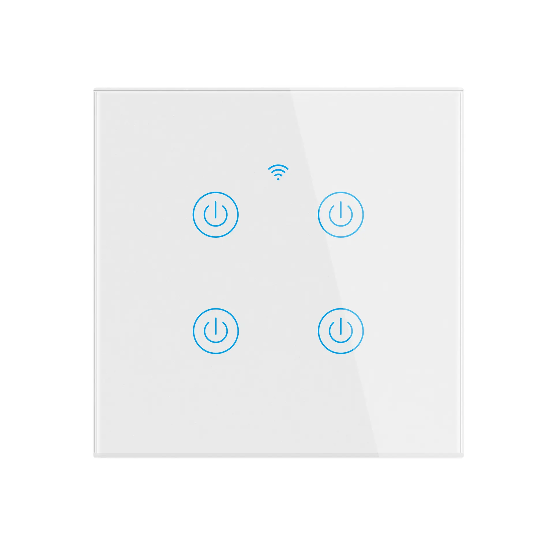 Tuya Smart Life European Standard Smart Wifi Touch Switch Alexa Voice Control Wall Switch