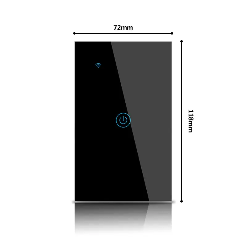 Tuya Smart Life European Standard Smart Wifi Touch Switch Alexa Voice Control Wall Switch