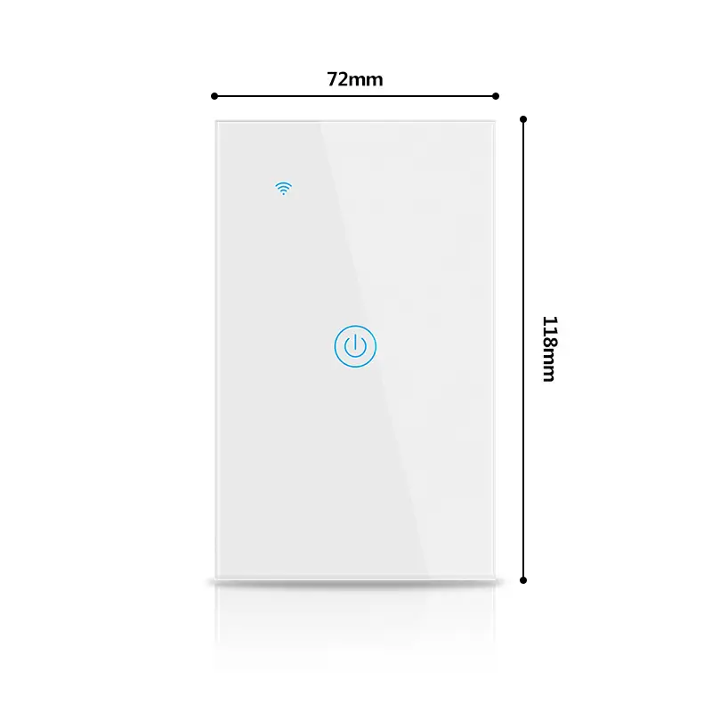 Tuya Smart Life European Standard Smart Wifi Touch Switch Alexa Voice Control Wall Switch