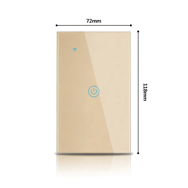 Tuya Smart Life European Standard Smart Wifi Touch Switch Alexa Voice Control Wall Switch