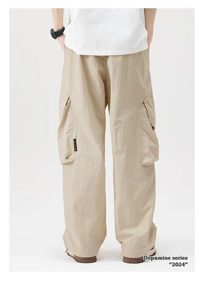 Men Waterproof Paratrooper Pants Dopamine Series 2024 Beige — feature 9