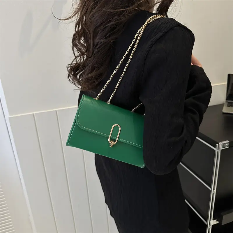 White Chain Shoulder Bag for Women 2024 - Image 9