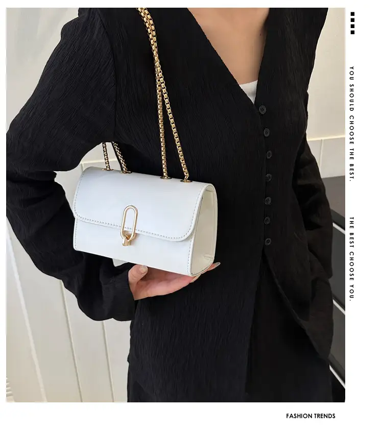 White Chain Shoulder Bag for Women 2024 — feature 1
