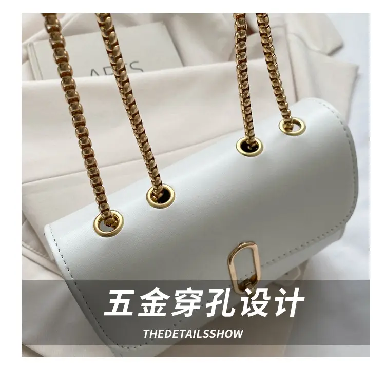 White Chain Shoulder Bag for Women 2024 — feature 5