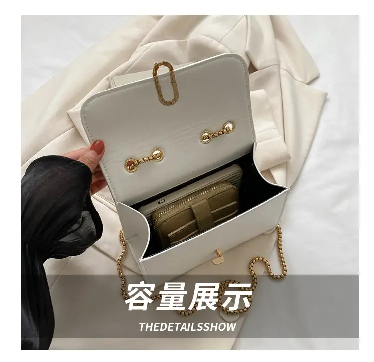White Chain Shoulder Bag for Women 2024 — feature 6