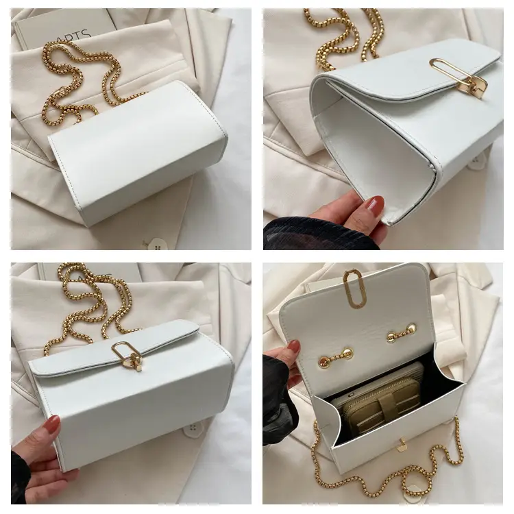 White Chain Shoulder Bag for Women 2024 — feature 7