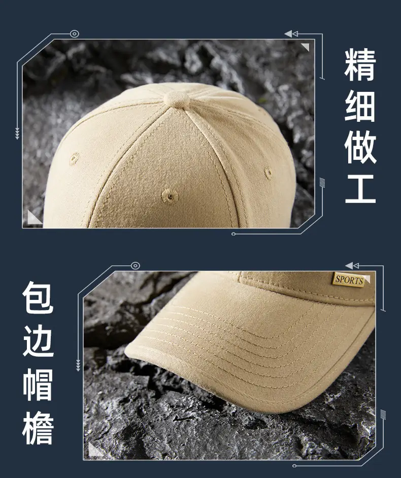 2025 New Wide Brim Brushed Baseball Cap — feature 29