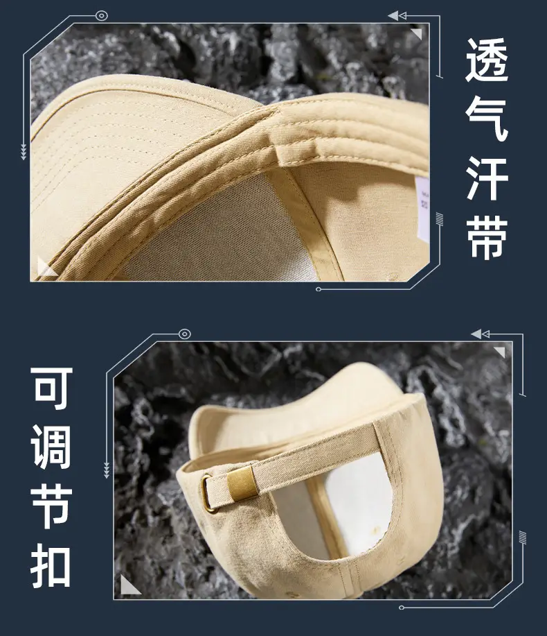 2025 New Wide Brim Brushed Baseball Cap — feature 31