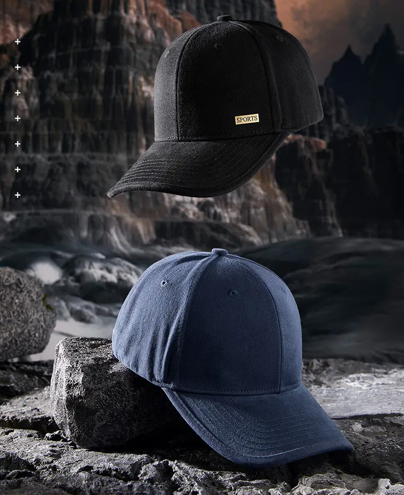 2025 New Wide Brim Brushed Baseball Cap — feature 8