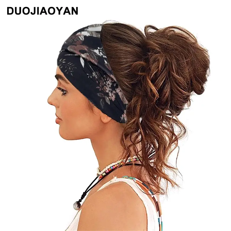 Printed Floral Hair Bands for Women Multi Color - Image 18