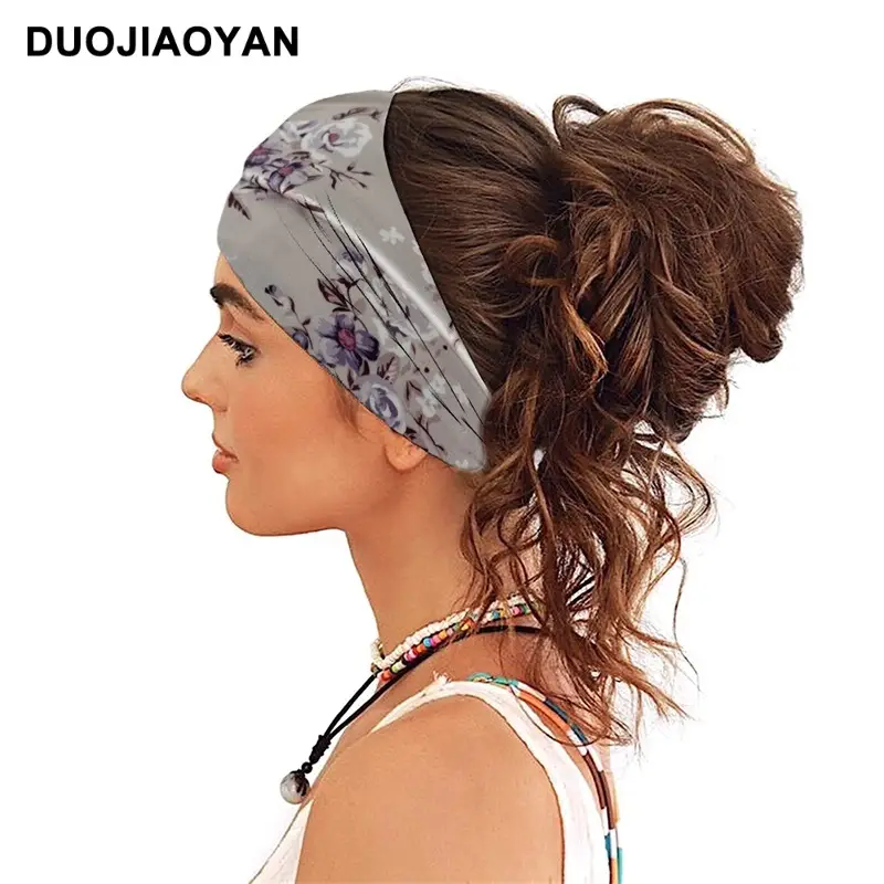 Printed Floral Hair Bands for Women Multi Color - Image 19