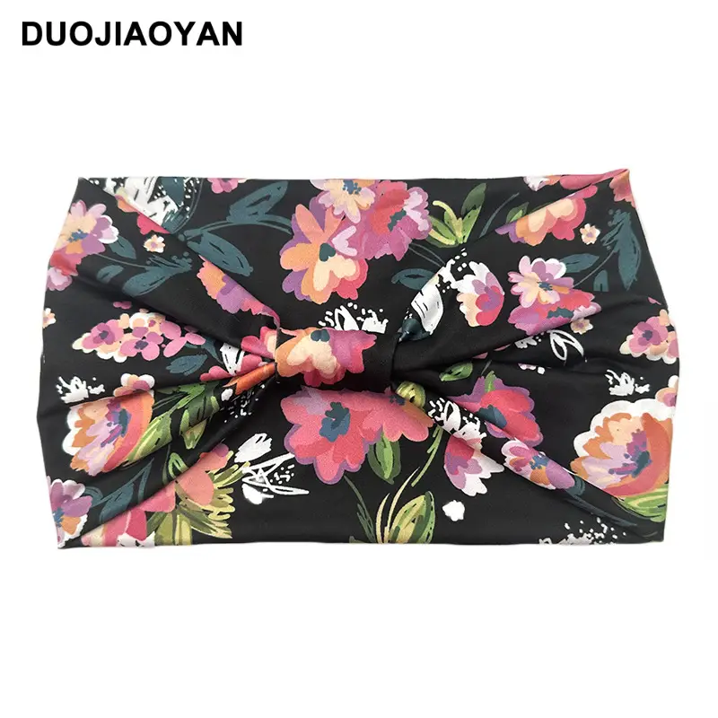 Printed Floral Hair Bands for Women Multi Color - Image 11