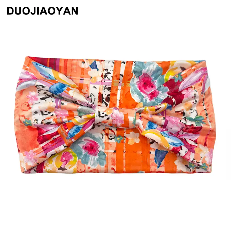 Printed Floral Hair Bands for Women Multi Color - Image 7