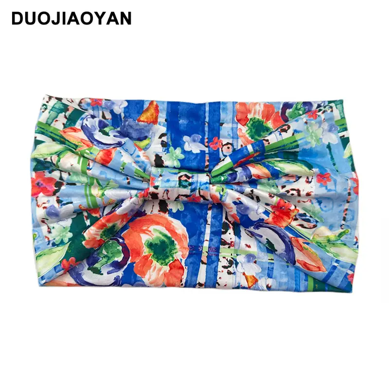 Printed Floral Hair Bands for Women Multi Color - Image 8