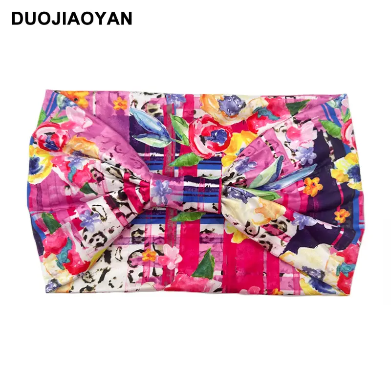 Printed Floral Hair Bands for Women Multi Color - Image 9