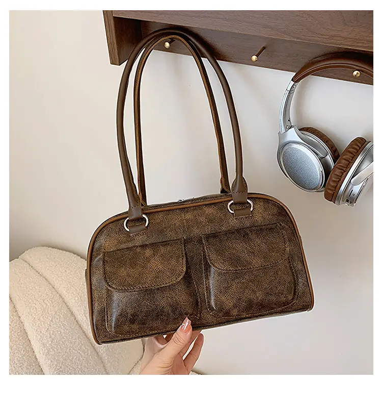 Retro Brown Shoulder Bag for Women 2024 — feature 16