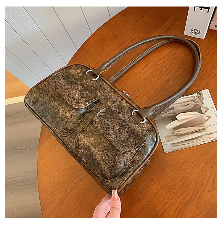 Retro Brown Shoulder Bag for Women 2024 — feature 19