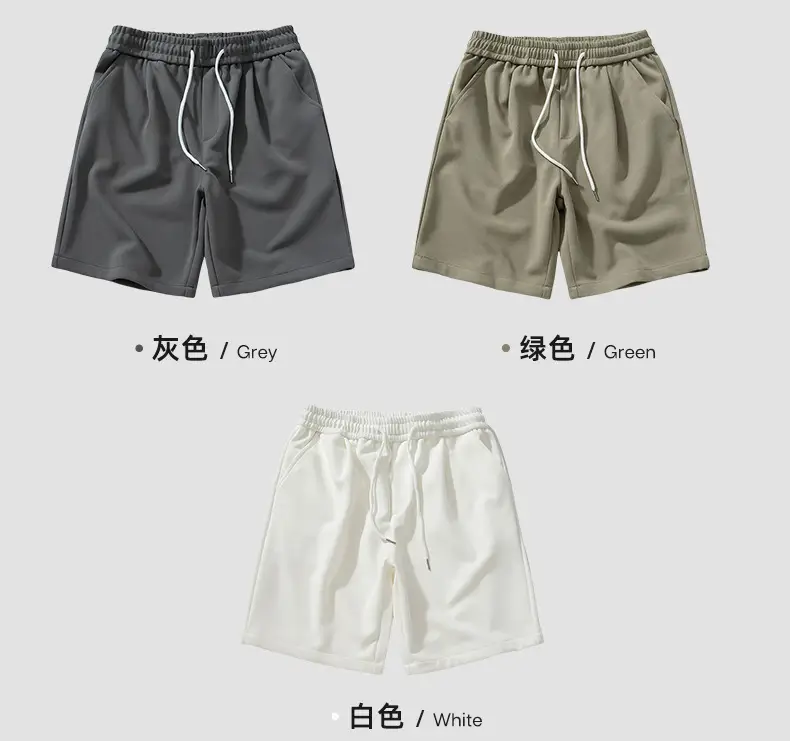 Japanese Shorts for Teenagers Loose Summer Casual Sports Solid Color — feature 8