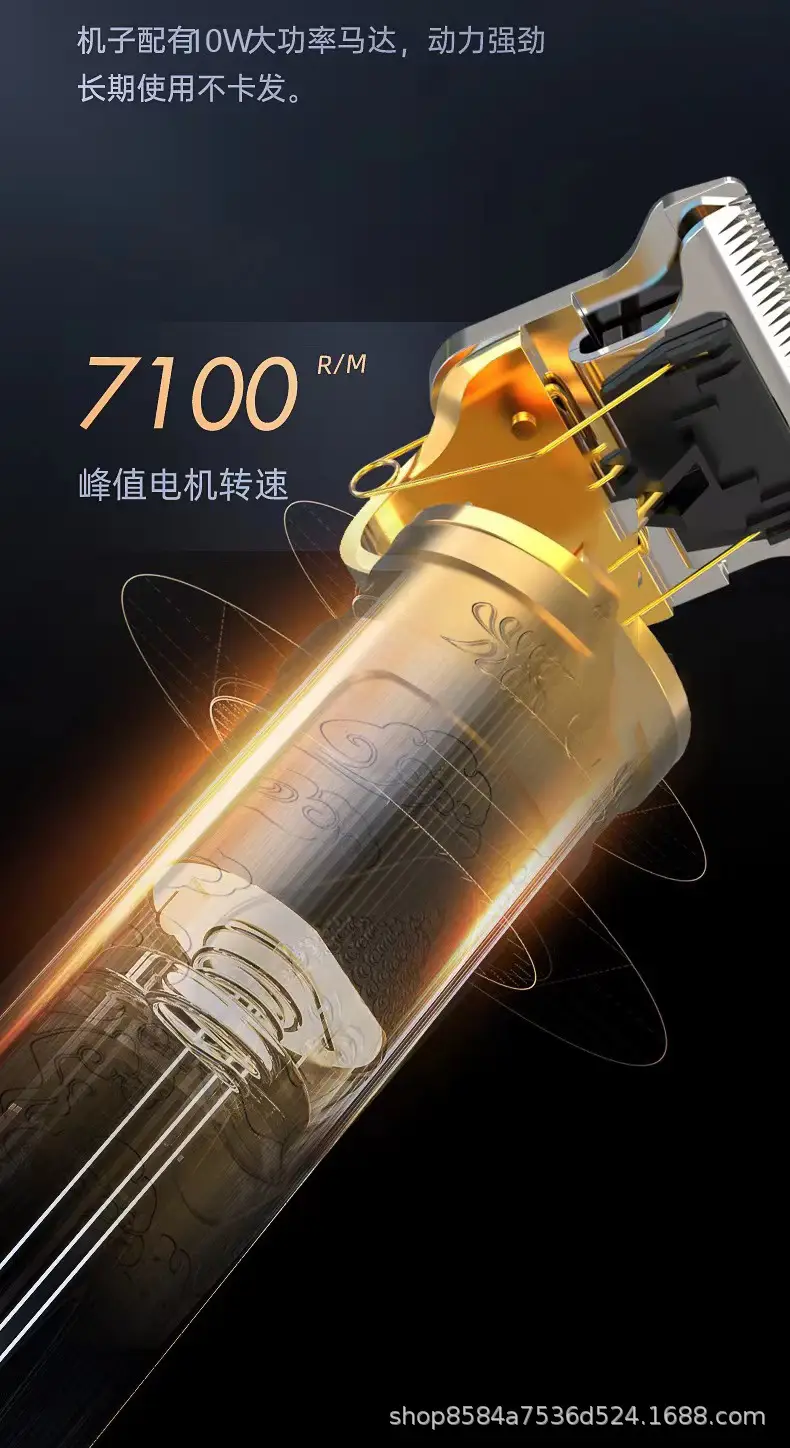 2025 Hair Clipper Electric with Oil Head & Titanium Alloy — feature 4