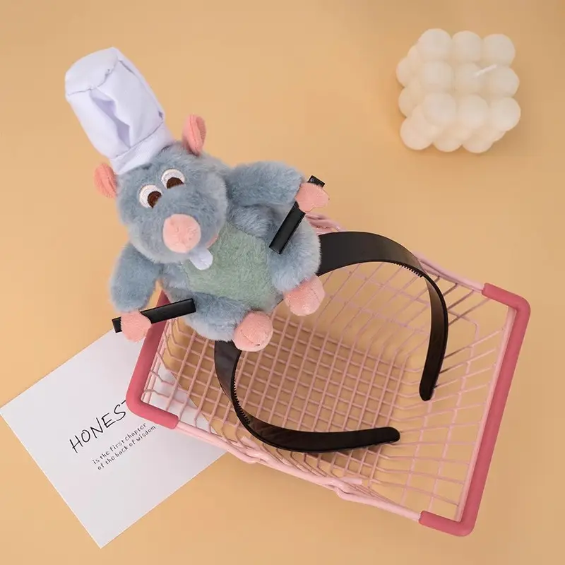 Cute Doll Headband with Red Hair Pony — feature 7