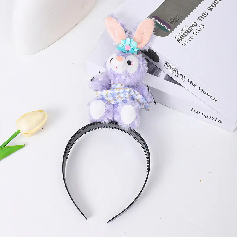 Cute Doll Headband with Red Hair Pony - Image 15