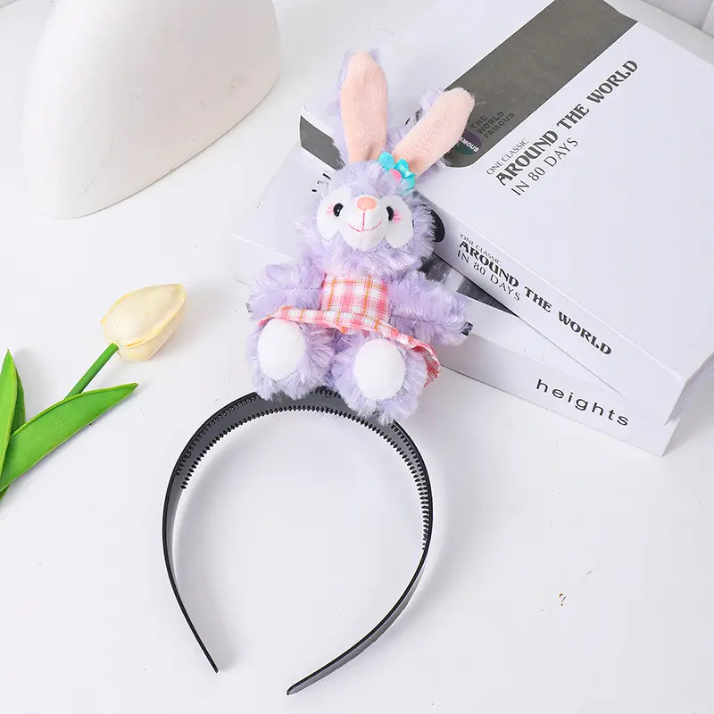 Cute Doll Headband with Red Hair Pony - Image 16