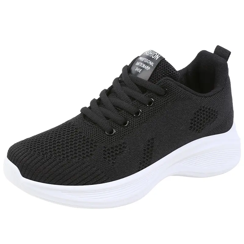 Spring and Autumn 2025 New Flying Weave Sports Shoes Women's Comfortable Running Shoes Lightweight Soft Sole Casual Mesh Shoes Dropshipping - Image 7