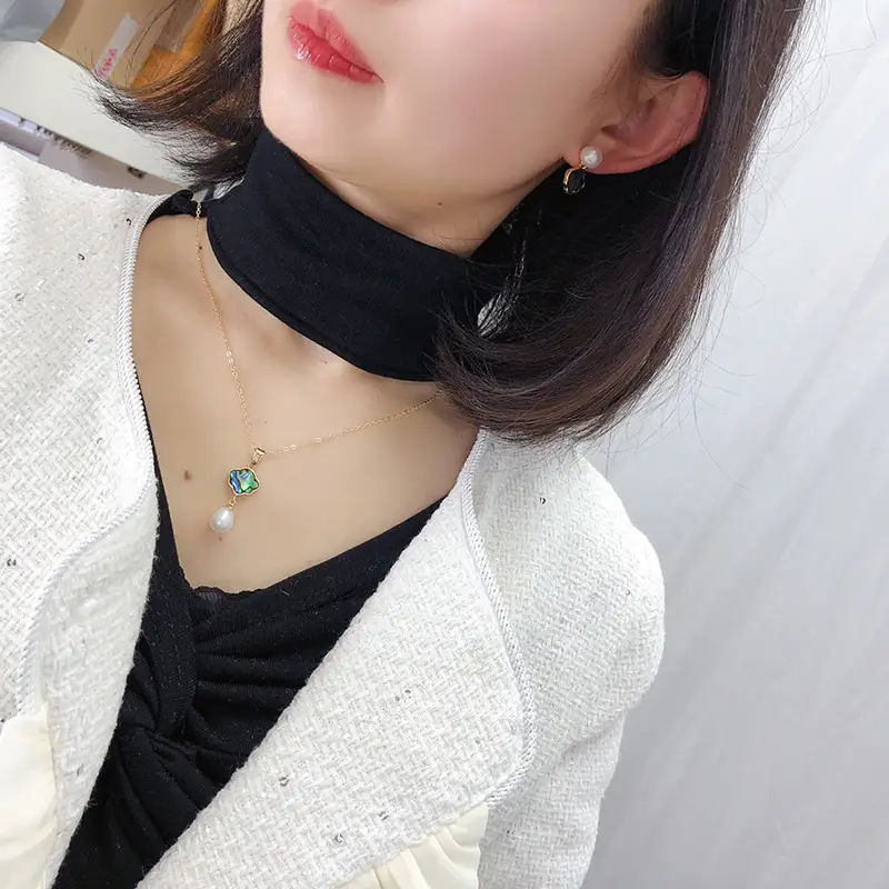 2024 Pearl Earrings Set for Women with Micro Locket - Image 6
