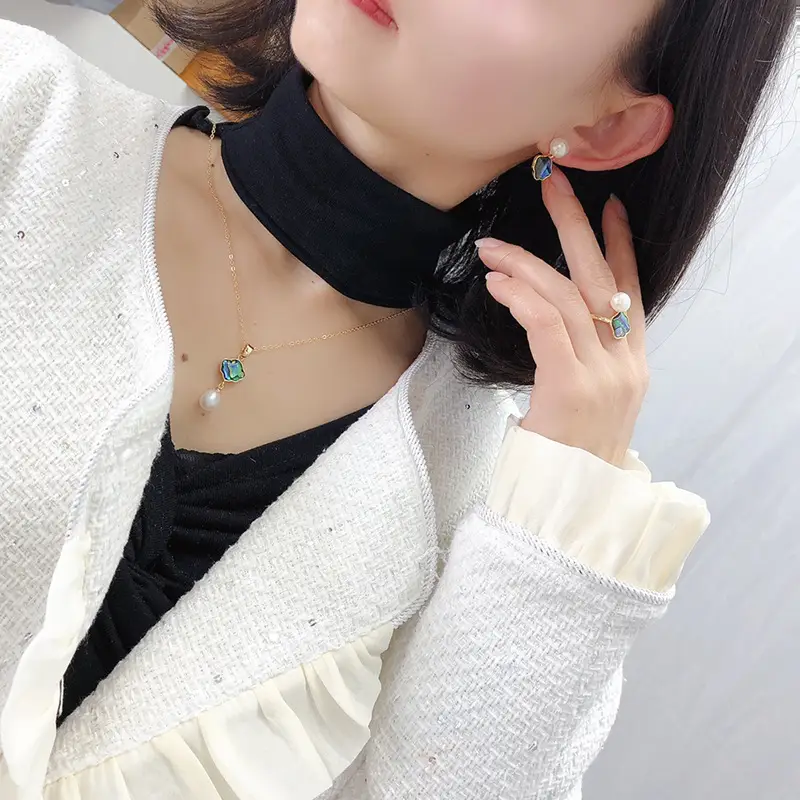 珍珠三件套