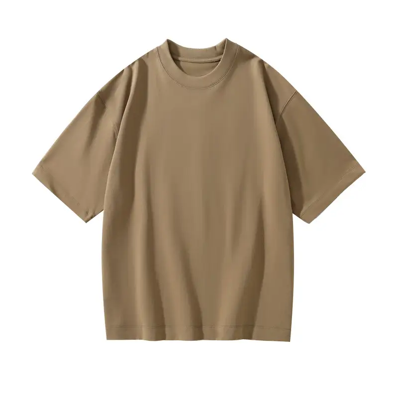 Heavyweight Cotton T-Shirt Men Loose Large 330g - Image 12