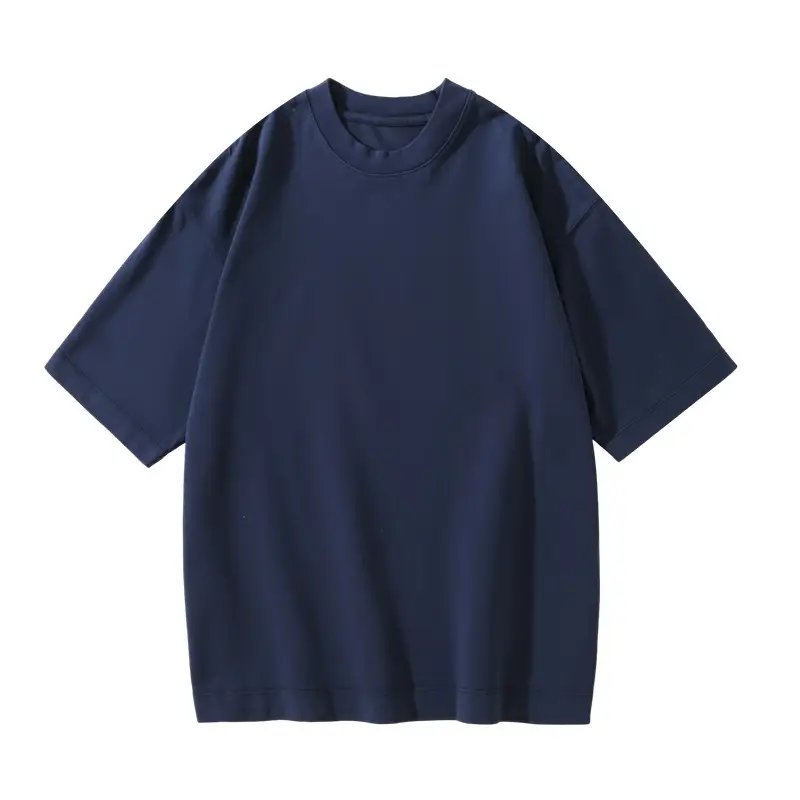 Heavyweight Cotton T-Shirt Men Loose Large 330g - Image 3
