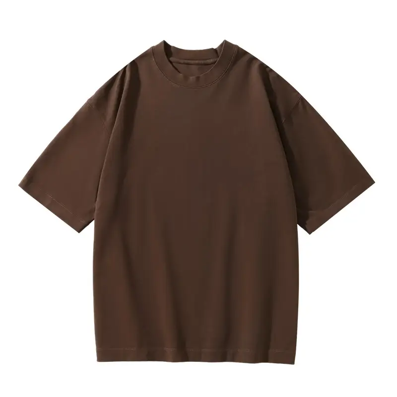 Heavyweight Cotton T-Shirt Men Loose Large 330g - Image 4