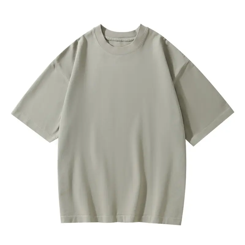 Heavyweight Cotton T-Shirt Men Loose Large 330g - Image 5
