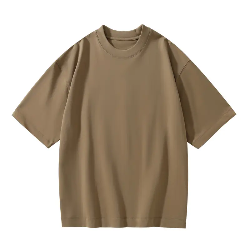Heavyweight Cotton T-Shirt Men Loose Large 330g - Image 7