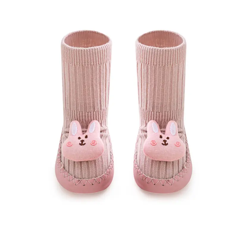 Baby Cartoon Socks & Shoes Blue Non-Slip Toddler