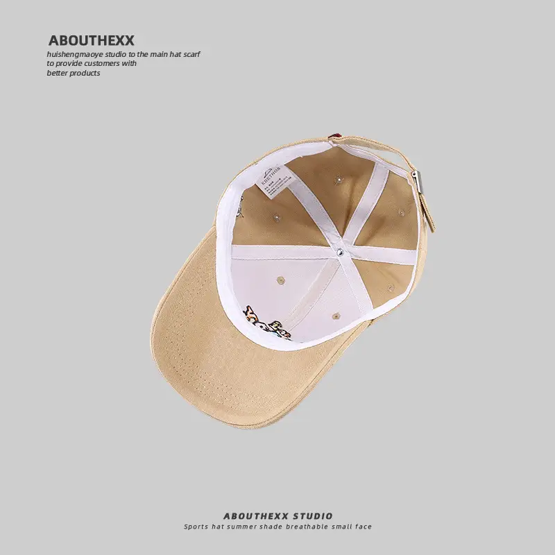 Women's Korean-style Beige Peaked Hat with Bow — feature 13