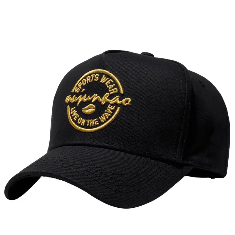 Men's 65cm Duckbill Cap Black American High-End Baseball Cap