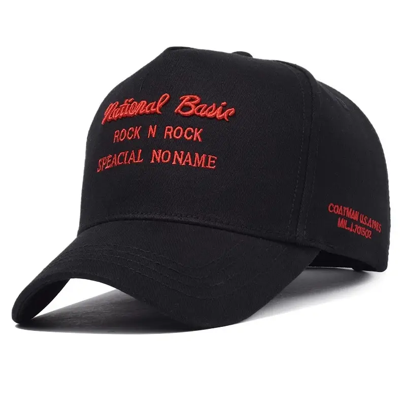 Men's Baseball Cap with High Crown & Wide Brim - Image 6