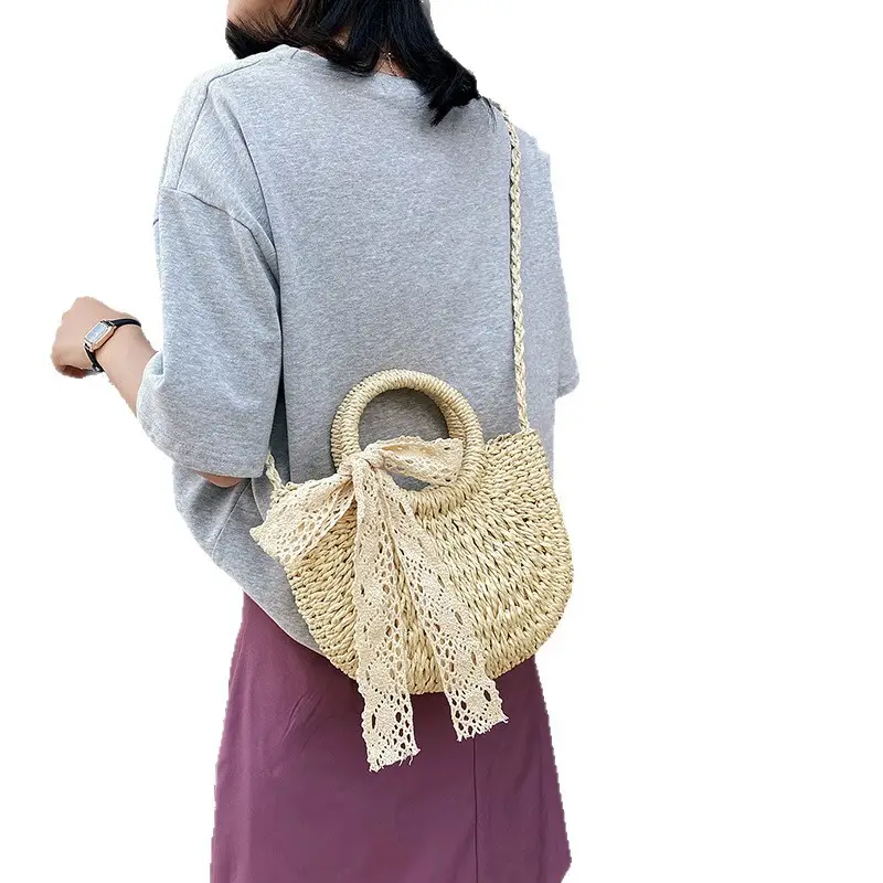 Women Straw Woven Shoulder Crossbody Bag 2026 - Image 7