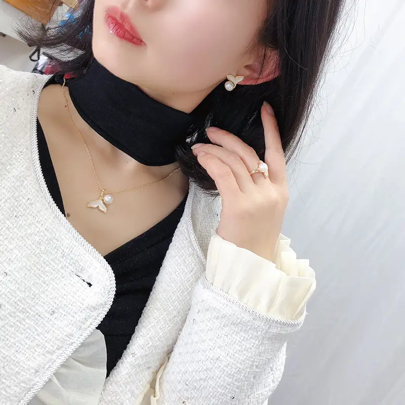 2024 Freshwater Pearl Earrings Set for Women - Image 7