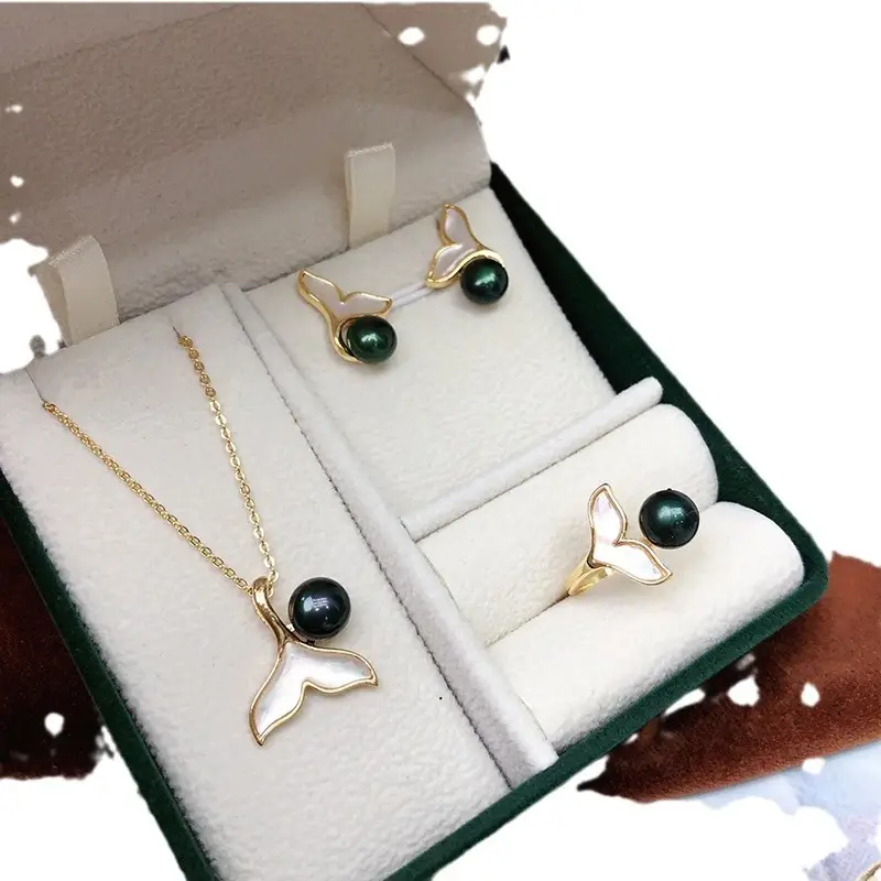 2024 Freshwater Pearl Earrings Set for Women - Image 8