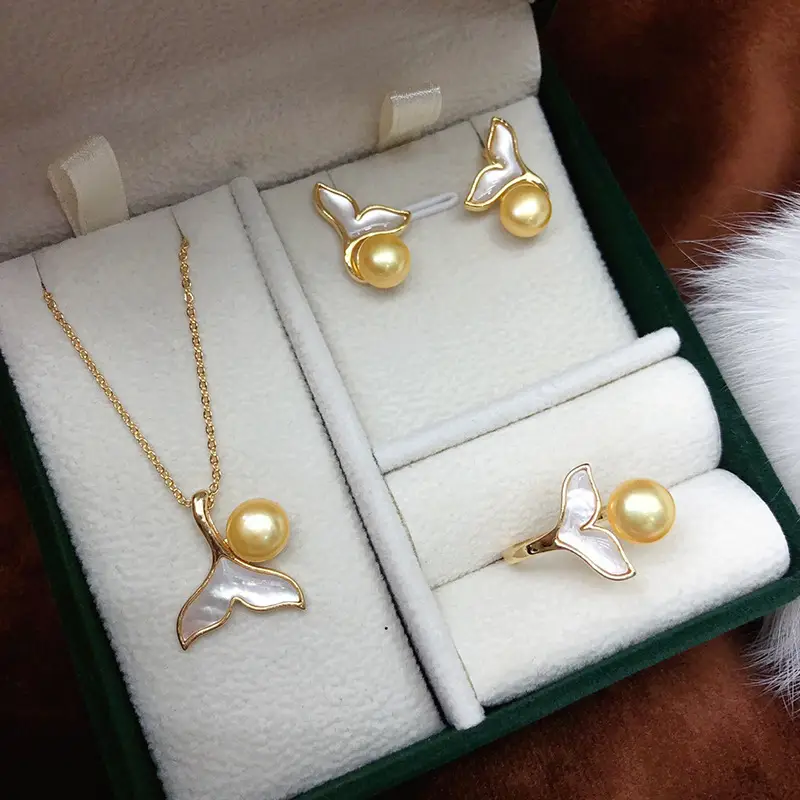 2024 Freshwater Pearl Earrings Set for Women - Image 5