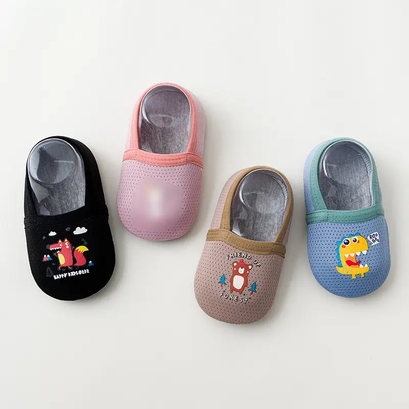 Baby Non-Slip Floor Socks Set Blue Spring Summer Toddler