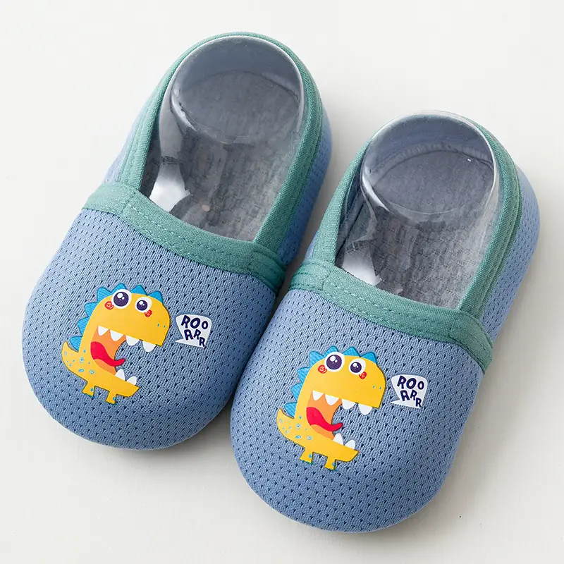 Baby Non-Slip Floor Socks Set Blue Spring Summer Toddler