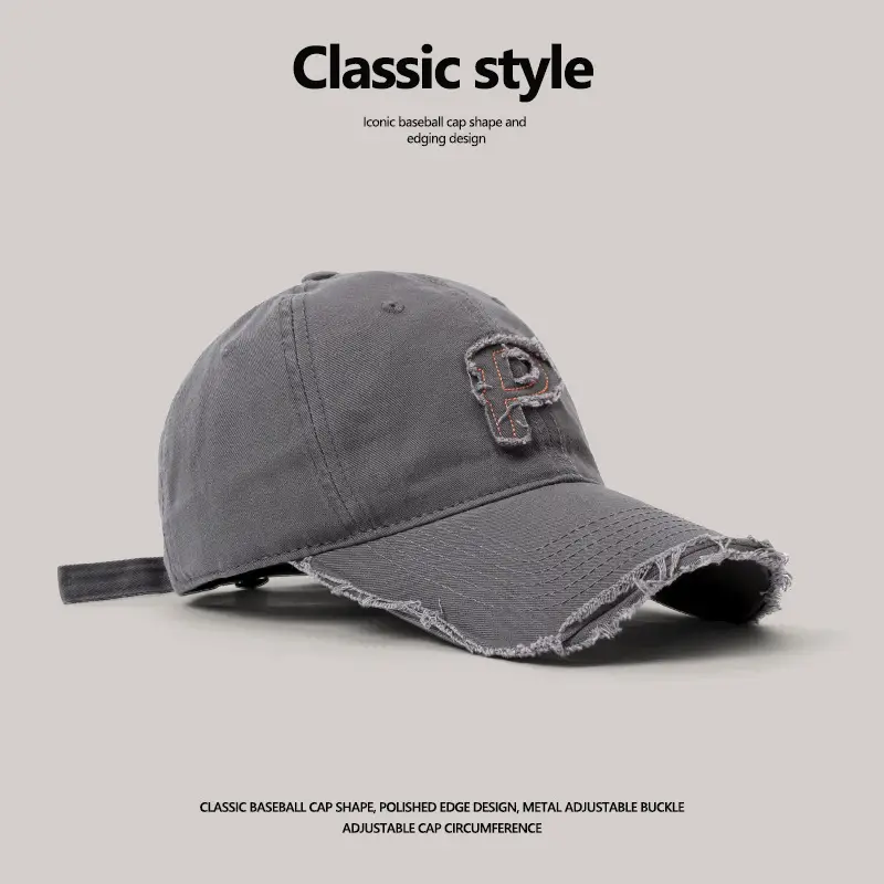 Women's Big Head Cap Navy Blue with R Logo - Image 15