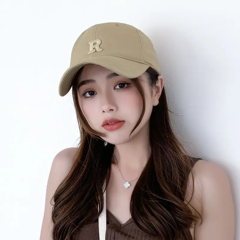 Women's Big Head Cap Navy Blue with R Logo — feature 12