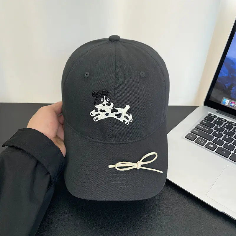 Women's Big Head Cap Navy Blue with R Logo - Image 9