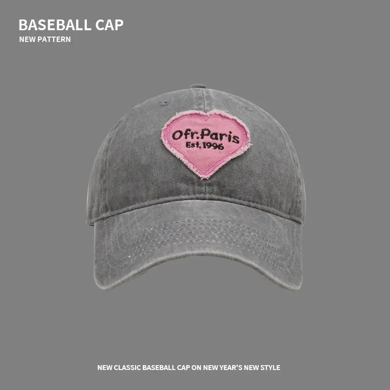 Women's Big Head Cap Navy Blue with R Logo - Image 10