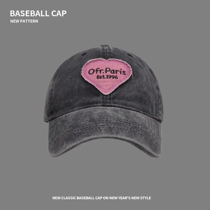 Women's Big Head Cap Navy Blue with R Logo - Image 11